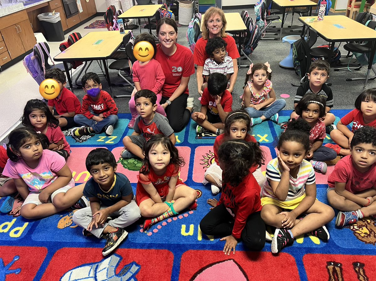 MsHogan_PreK's tweet photo. Last week in PreK we learned about the color red! We know that fire trucks, stop signs and our shirts can be red! Note to self…the best smiles do not usually happen after nap time 😂 ❤️ https://t.co/zKPykqkXlQ