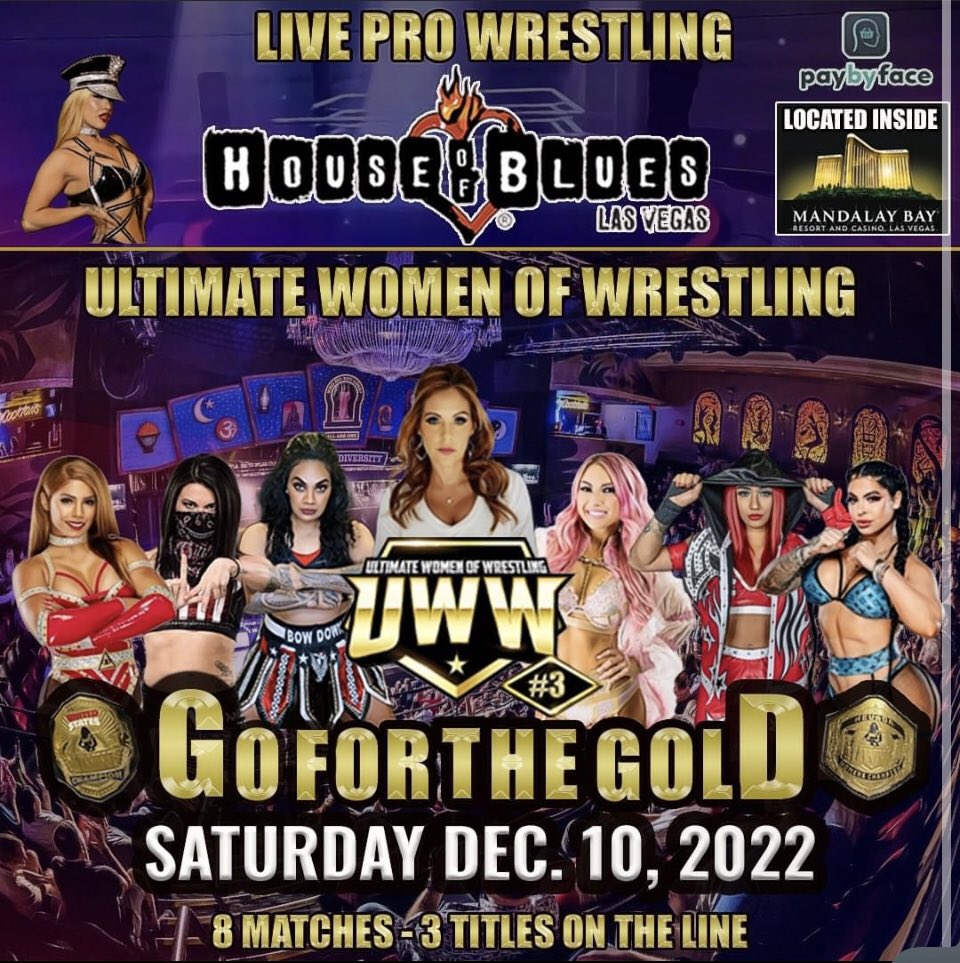 December 10 Las Vegas Go For The Gold 🏆 #UWW #womenswrestling