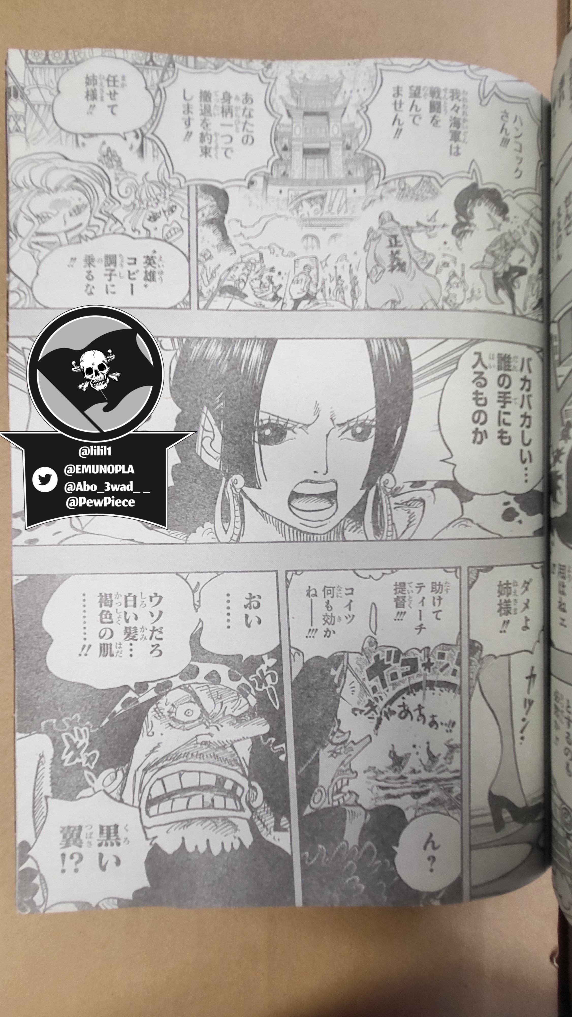 One Piece Chapter 1059 spoilers: Boa Hanocack's new bounty & Koby's  abduction