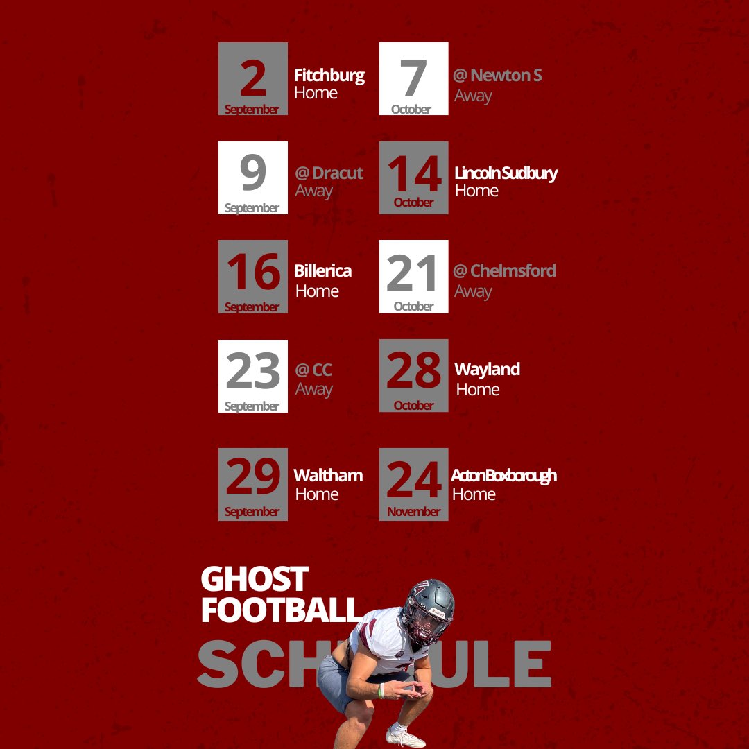 BruceRichJr's tweet photo. โ22 Schedule!! #GHOSTUP https://t.co/u6l0vUEgIg