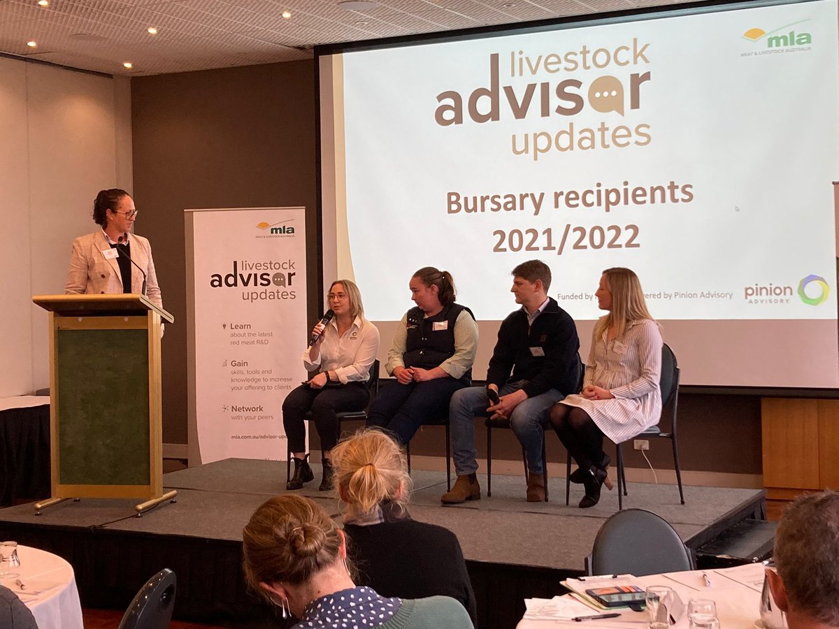 PinionAdvisory's tweet photo. Congratulation to Olivia Woodiwiss on being awarded her bursary to attend the LAU South event. @meatlivestock @livestockadvise https://t.co/I7to8wWwiT