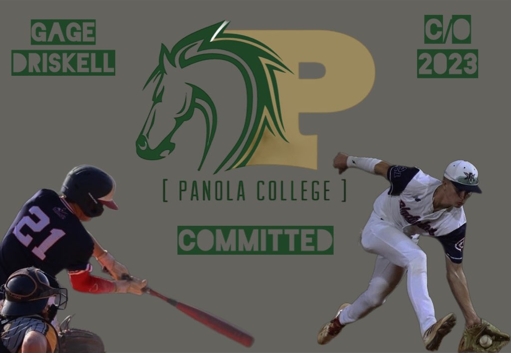 I am beyond blessed and excited to announce my commitment to Panola College. I want to thank God, family members, coaches, and teammates who have helped me along my journey. GO PONIES. <a href="/titotatr2424/">Chad Hampshire</a> <a href="/RobertHamm9/">Robert Hamm</a> <a href="/TShelt26/">Todd Shelton</a> <a href="/grantfreels/">Grant Freels</a> <a href="/gladbaseballbmt/">gladiator.baseball</a>