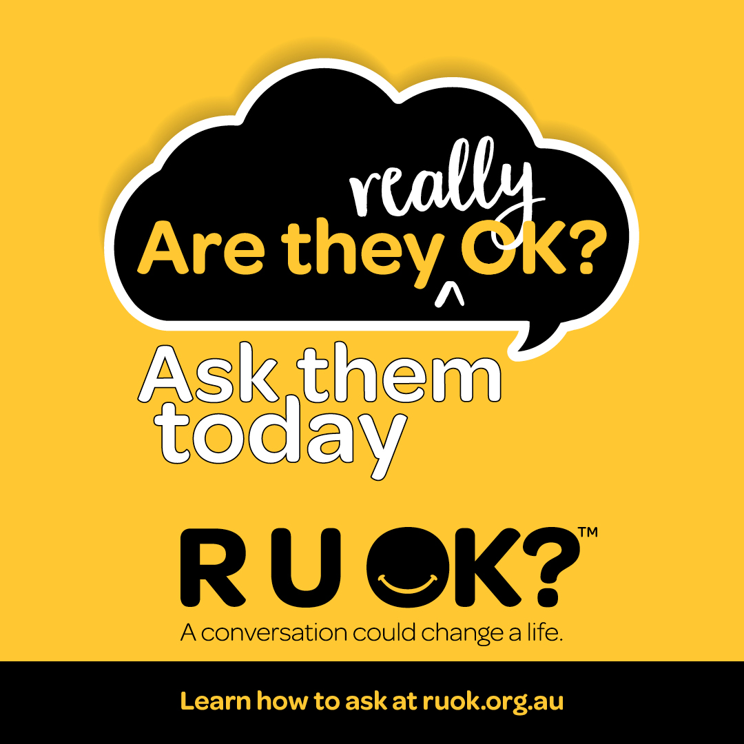 #RUOKDay2022 | You don’t need to have a qualification to ask R U OK? 

The essence of the message is you don’t need to be an expert to raise the question and connect with your mates, simply be willing to have the chat. 

For more information, check out loom.ly/JjLegvY