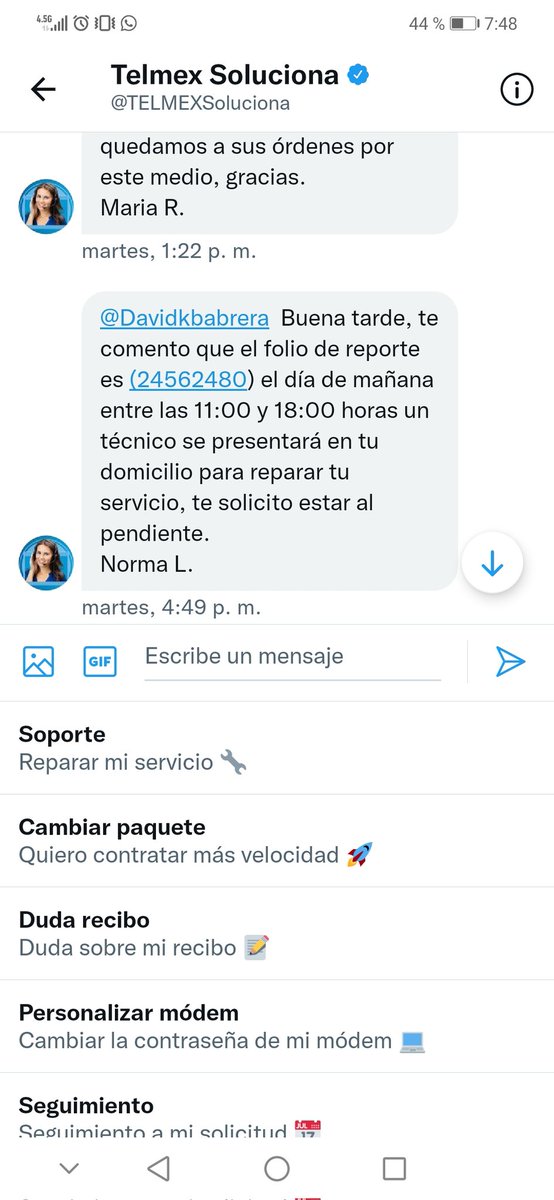 Davidkbabrera's tweet photo. Como lo suponía. Me quedaron super mal. Pedí permiso en el trabajo para poder recibir al técnico. Y NO llegó. Gracias por hacerme perder mi tiempo y perder un día de vacaciones en mi trabajo. Pésimo servicio @Telmex @TELMEXSoluciona #telmex Necesito solución!! https://t.co/MIUiDPvvLP