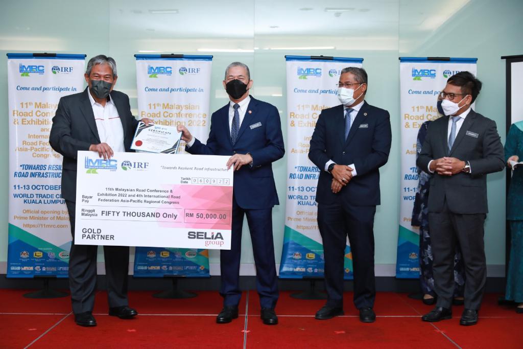 Majlis Pra Pelancaran 11th Malaysian Road Conference &amp; Exhibition 2022 and 4th International Road Federation Asia – Pacific Regional Congress di AnCasa Hotel Kuala Lumpur pada 6 Sept 2022.