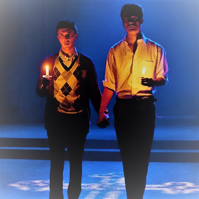 actupshows's tweet photo. You Are Not Alone. September is Suicide Prevention Awareness Month. Dial 988 or 1-800-273-8255 for help. (photo cred=Robby Njos for Act Up production of "Bare", directed by Rebecca Meyer-Larson, music by Damon Intrabartolo, and lyrics and a book by Jon Hartmere) https://t.co/QA8w6WDhXM