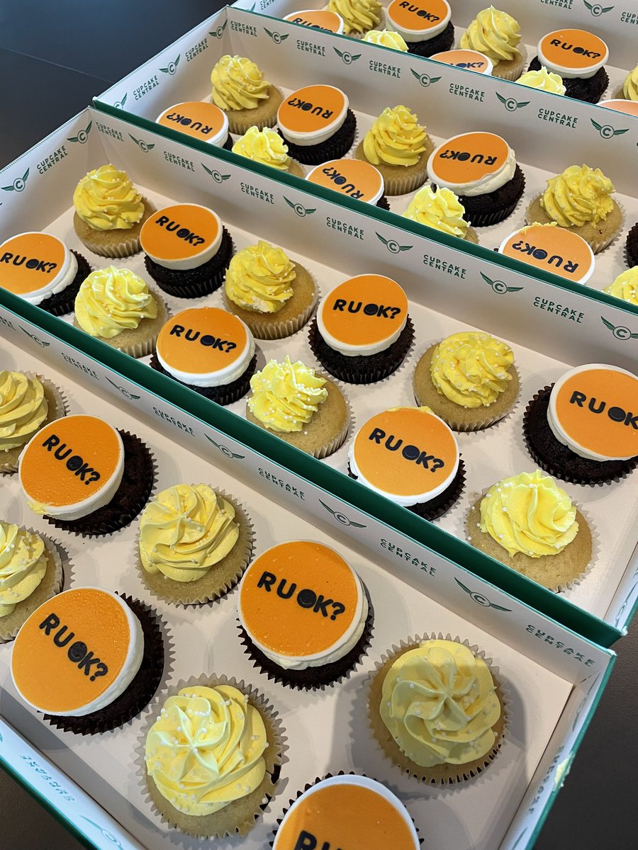 PMacStudents's tweet photo. Cupcakes and coffee to start conversations on #RUOKDay2022 🧁☕️ https://t.co/RYyLHcxzSU