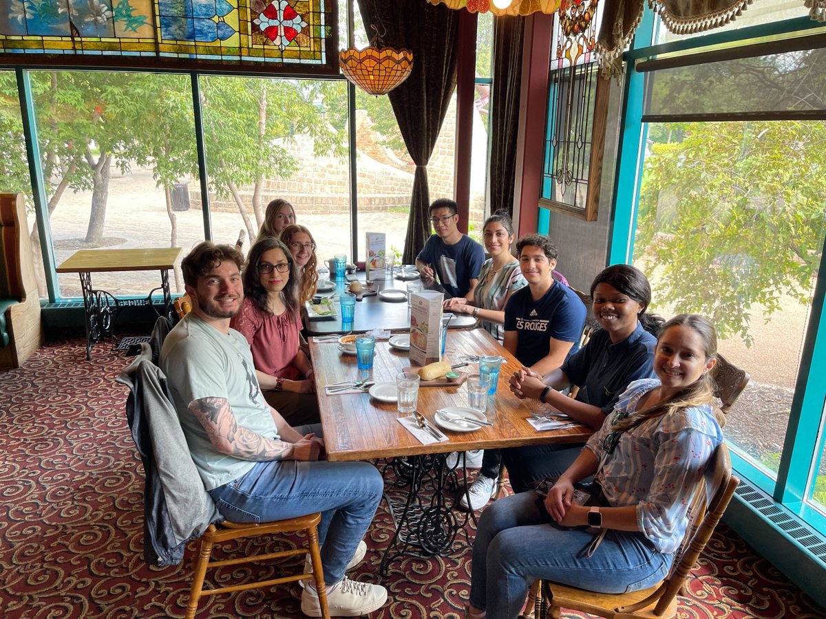 asaleem_'s tweet photo. We met to celebrate awards, grants, publication of 3 manuscripts, an MSc graduation (@BBydak π), attended @umkinrec Research Day, celebrated birthdays, enjoyed blizzards at Miracle Treat Day @CHRIManitoba, & had our 4th annual #saleemlab summer lab party (down at @TheForks !) https://t.co/mChAzTEG2C