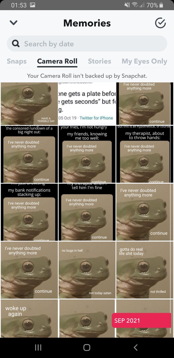 ToriesFuckOff's tweet photo. I literally invented this meme a year ago and today I discovered it's been an internet staple since 🤩🤩😭😭
I am SHOOK https://t.co/Cs79DJ5cJp
