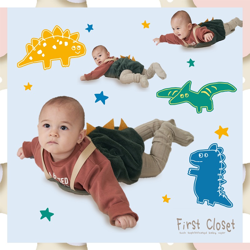 BABIESRUS_JP's tweet photo. First Closet boyの今年の秋冬のテーマは男の子が大好きな「恐竜」！いろいろな恐竜がデザインされているので、みているだけで楽しい♪
🔗 https://t.co/pRCIsYIIS8

#FirstCloset #ベビーザらス #ベビー服 #子供服 #むすこふく #むすめふく #恐竜 #ベビーザらスオリジナル https://t.co/OCk25ZTHej
