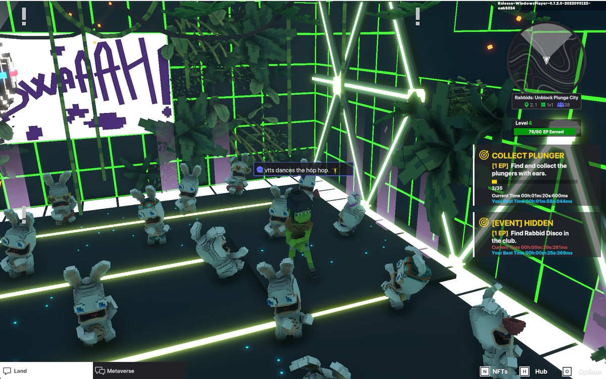 SharmEkrem's tweet photo. @TheSandboxGame @RabbidsOfficial I just participated in the #SandboxAlphaS3Giveaway for a chance to win 500 SAND! Found the Disco Rabbid, check out my screenshot below!
👇 https://t.co/m3MkFE2dz4