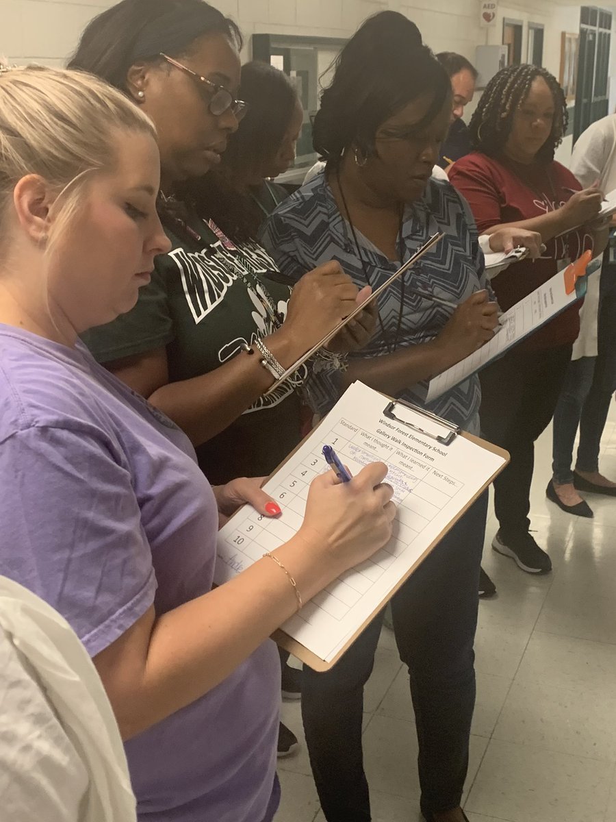 WindsorForestES's tweet photo. Deconstructing TKES standards then a gallery walk to define our next steps. @DrGilCol09 https://t.co/0u0UAEaMux