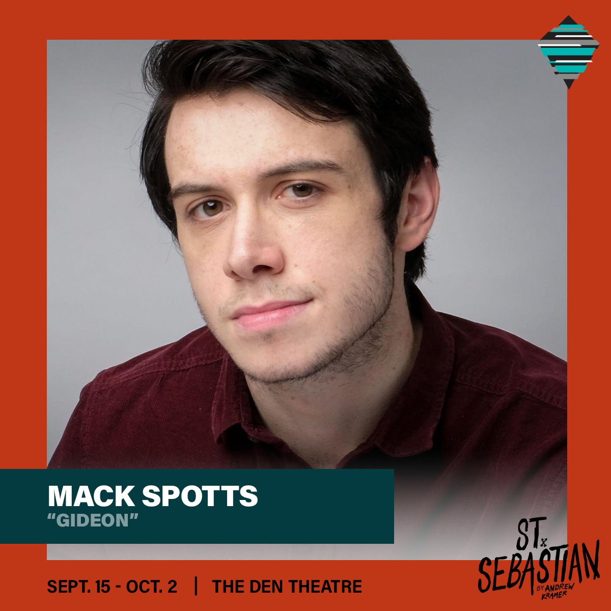 refractedco's tweet image. "I really love art that sits at the intersection of entertainment and learning and I really hope the audience takes away a lot of the lessons our characters are learning as well."

Tix on sale now for the world premiere of St. Sebastian, Sept. 15-Oct. 2: bit.ly/3DeEuSe