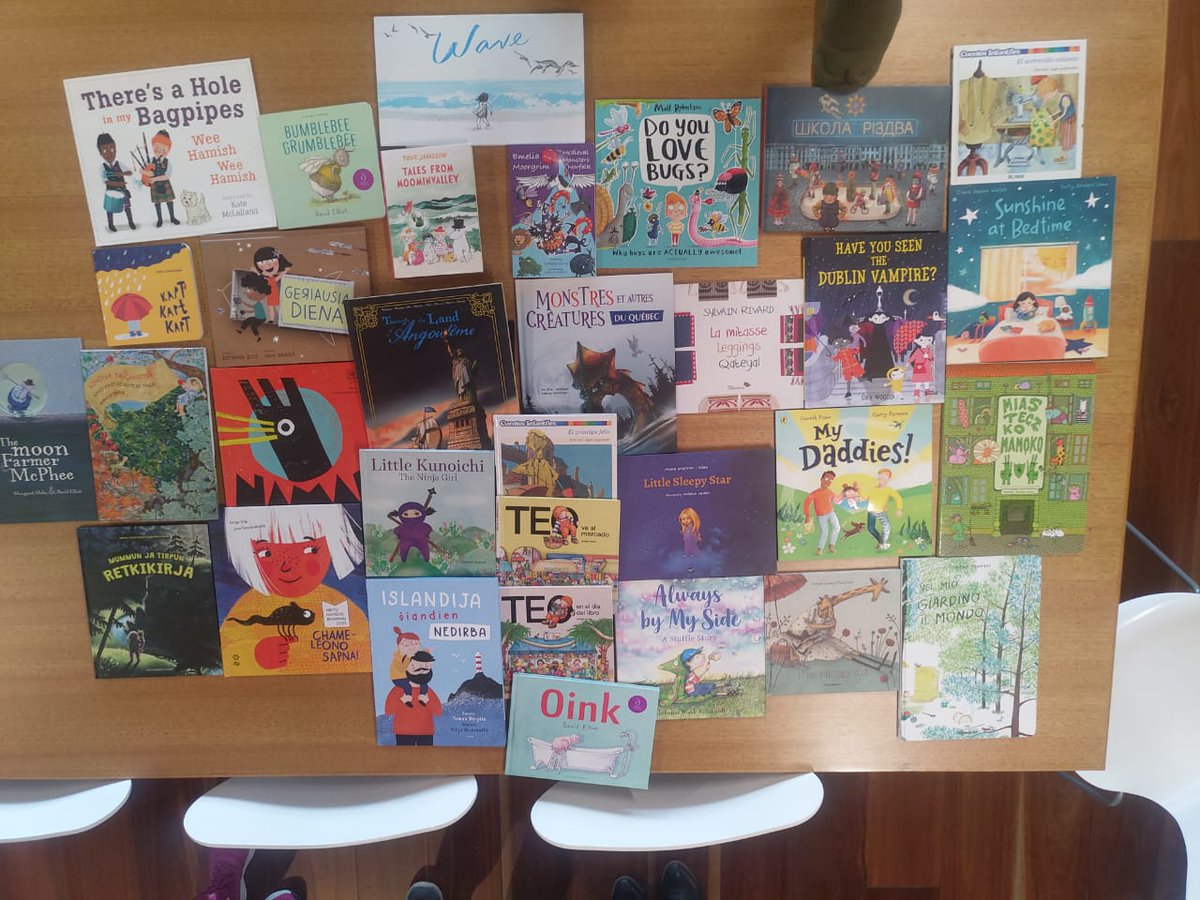 The children books from the collected #citiesoflit given to @cityofmelbourne Libraries #CoLM2022