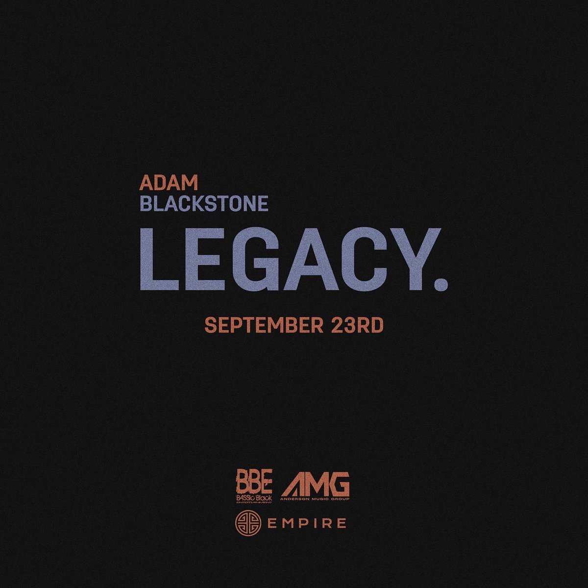 ITS TIME!! Pre-Order my debut album Legacy!!
Release date: September 23rd! Link in bio 🎶

📸: @samuelfloresfilms
🖼: @blairmonique

#Legacy #AdamBlackstone #Sep23 #BBE #AMG #Empire #newmusic #GodIsTheGreatest #BBELegacy 
#EMMYAWARDWINNER