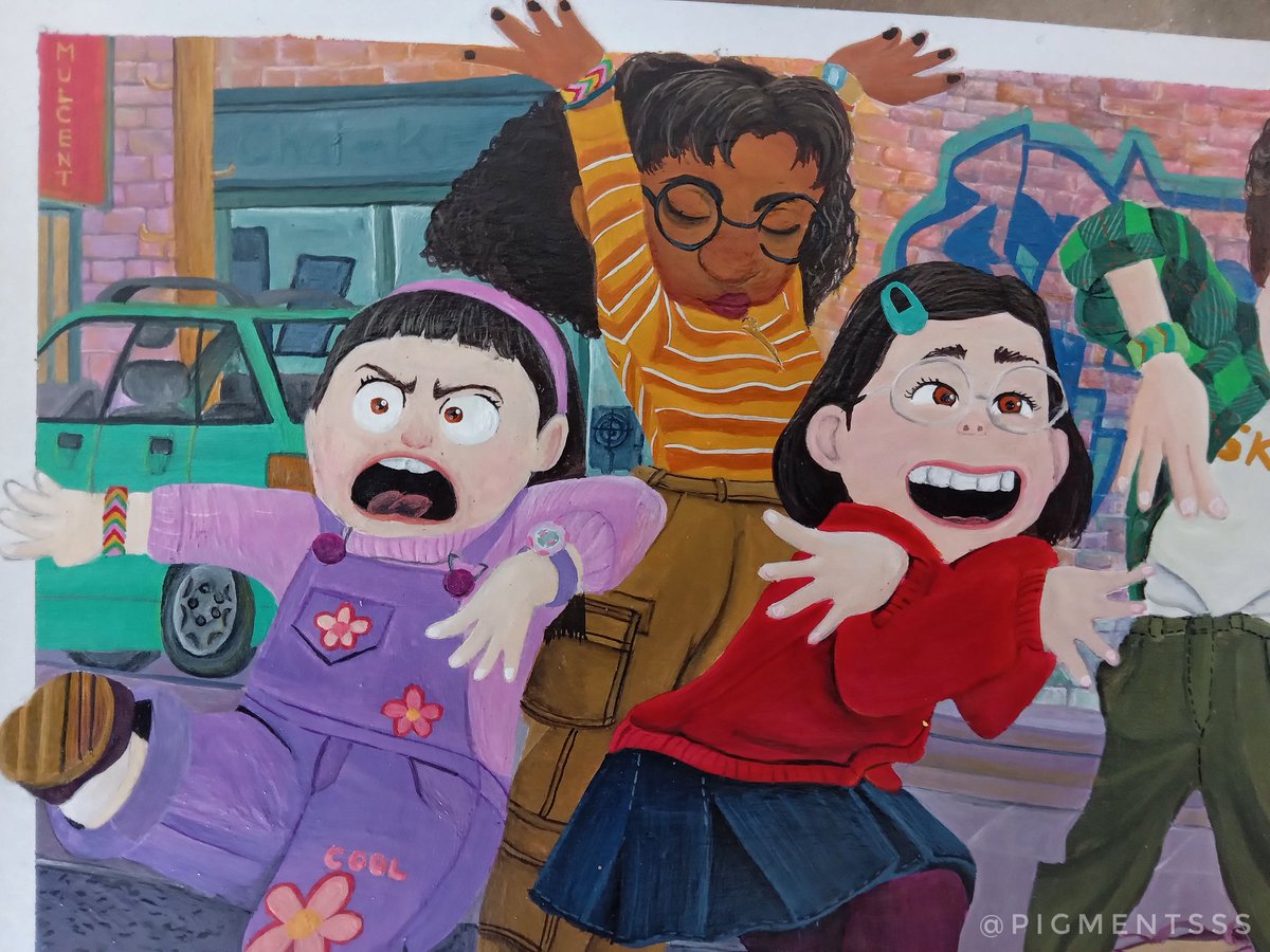 painting_214: the squad

This one was waaayy overdue but so worth it🥲🌻🌻 i love this squad

P.s i just luv all the details here🌻💛💛😶‍🌫️

#artph #art #artistsupportartist #Artist #ArtistOnTwitter #painting #tradionalart #turningred #Pixar