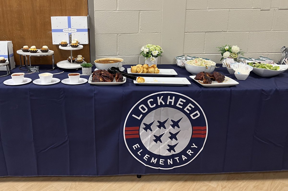 We enjoyed hosting <a href="/MariettaCitySch/">MariettaCitySchools</a> District PTA meeting <a href="/LockheedElem/">Lockheed Elementary</a> ! Thanks Supt <a href="/grantrivera/">Grant Rivera</a> PTA leaders &amp; principals from other schools for coming! Special thanks to <a href="/Haitian_Mom/">S. Metellus</a> &amp; our community supporters <a href="/jimnnicksbbq/">Jim 'N Nick's Bar-B-Q</a> <a href="/ChickfilA/">Chick-fil-A, Inc.</a> <a href="/nothingbundt/">Nothing Bundt Cakes</a> for providing 😋dinner!