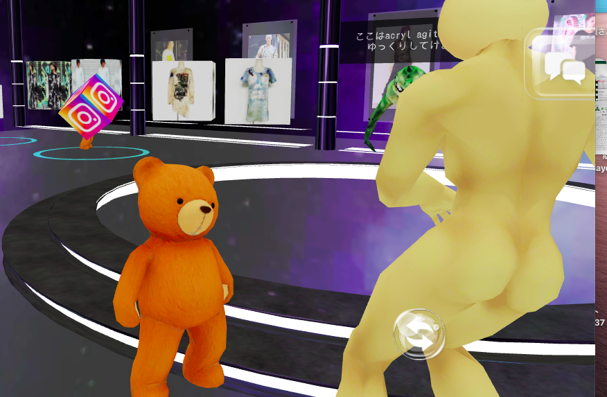 【Vircre】
アトリエ・アパレルGO SOUTH 発　3Dショッピングプラットフォーム

アプリゴーグル不要！
どこからでもURL入店

チャット実装、アバターになって友達や親しい店員さんともお喋り。
ゲームを楽しむ感覚でお買物！

#バーチャルEC #VRアパレル #モード #黒系 #Harajuku <a href="/Acryl_agitt/">Acryl agitt</a>