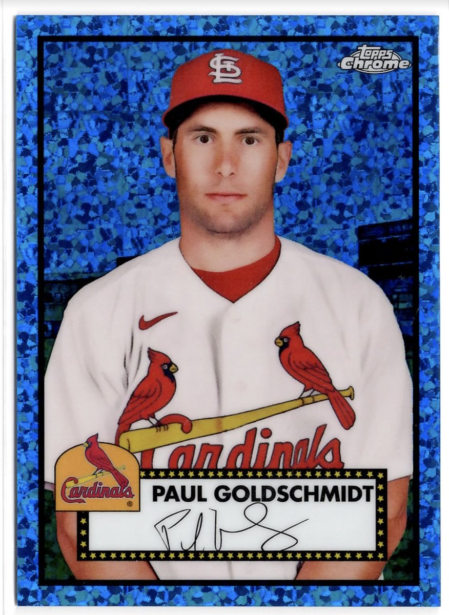 CalliesCards's tweet photo. Lot #33
Goldschmidt Blue Mini Diamonds /199
$10
#CalliesFallSale
Shipping is flat $4 https://t.co/yxZjZ8Bnvu