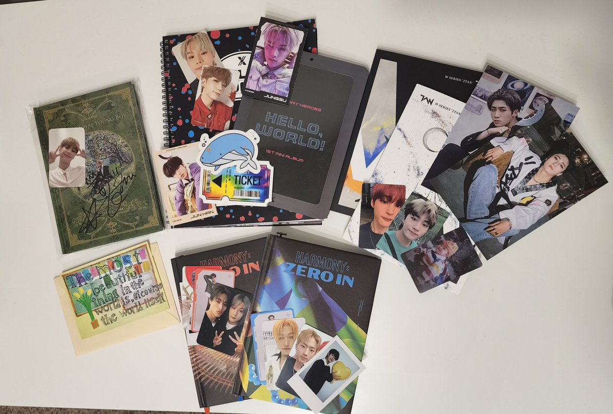 rapper_ocean's tweet photo. @pixylshi Everything arrived safely.   Thank you for always being amazing and holding these GOs! You really are the best! (Also, JISEONG! Haha!!) #pixylgos https://t.co/4TbS9BdK82