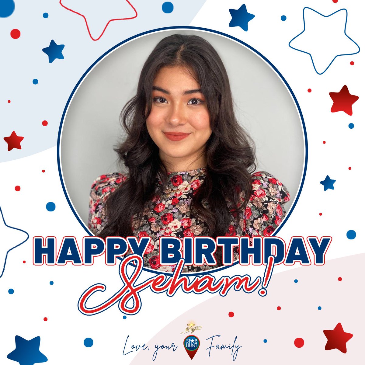 starhuntabscbn's tweet photo. Happy Birthday, Seham (@sehamburger)! 🎉 May all your wishes come true! ✨ Enjoy your day and always keep on shining!

Love, your Star Hunt family ❤️ https://t.co/PLSW7ta2gU