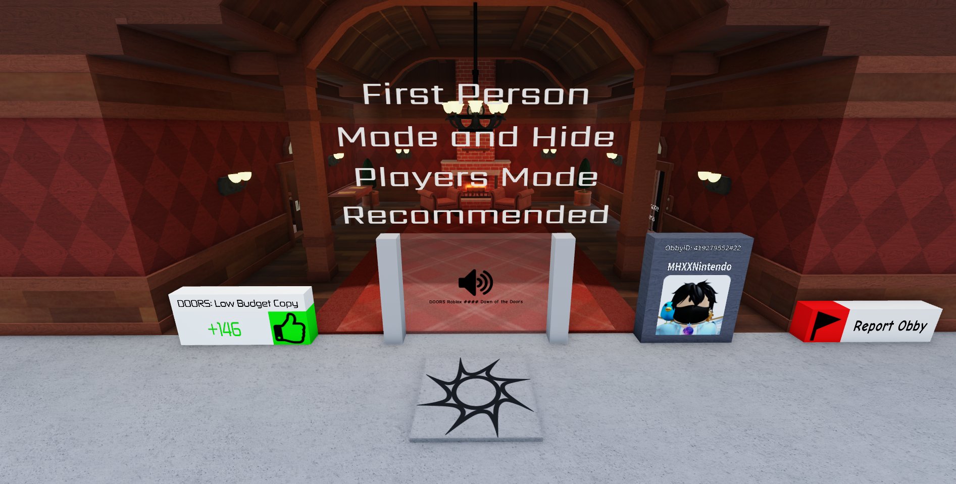 I created a game on Obby Creator in Roblox called Find the