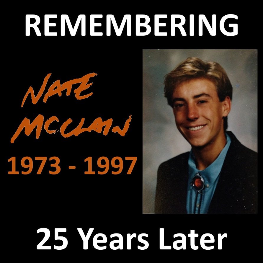 The world lost Nate McClain on this day 25 years ago. Rest in peace, my friend (1973 - 1997) natemcclain.com