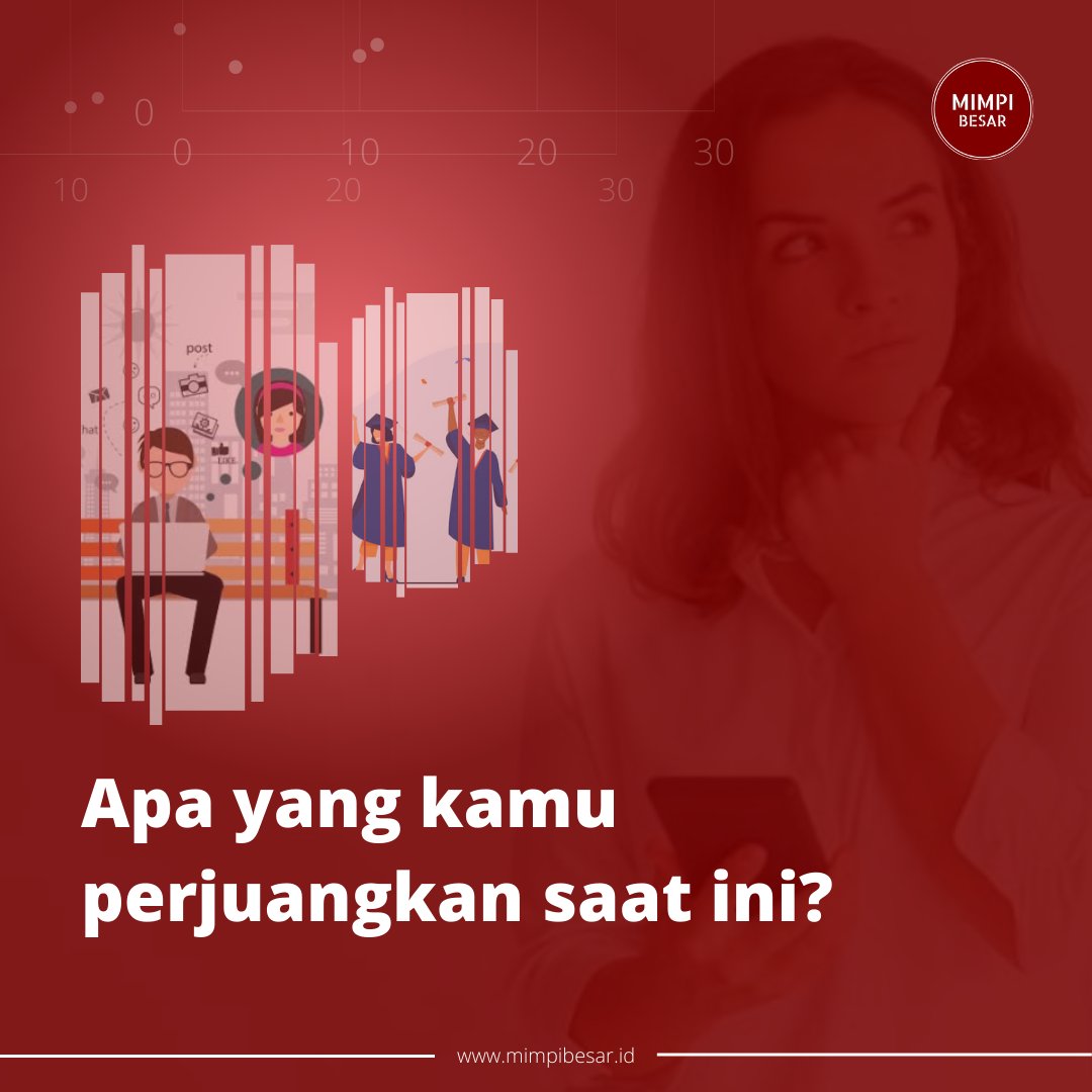 Setiap hari kita berjuang dengan cita cita dan tujuan masing - masing. Setiap perjuangan sangat berarti untuk orang di sekitar ataupun diri sendiri. Kalau sobat Mimpi Besar sedang memperjuangkan apa saat ini?

#Mimpibesar