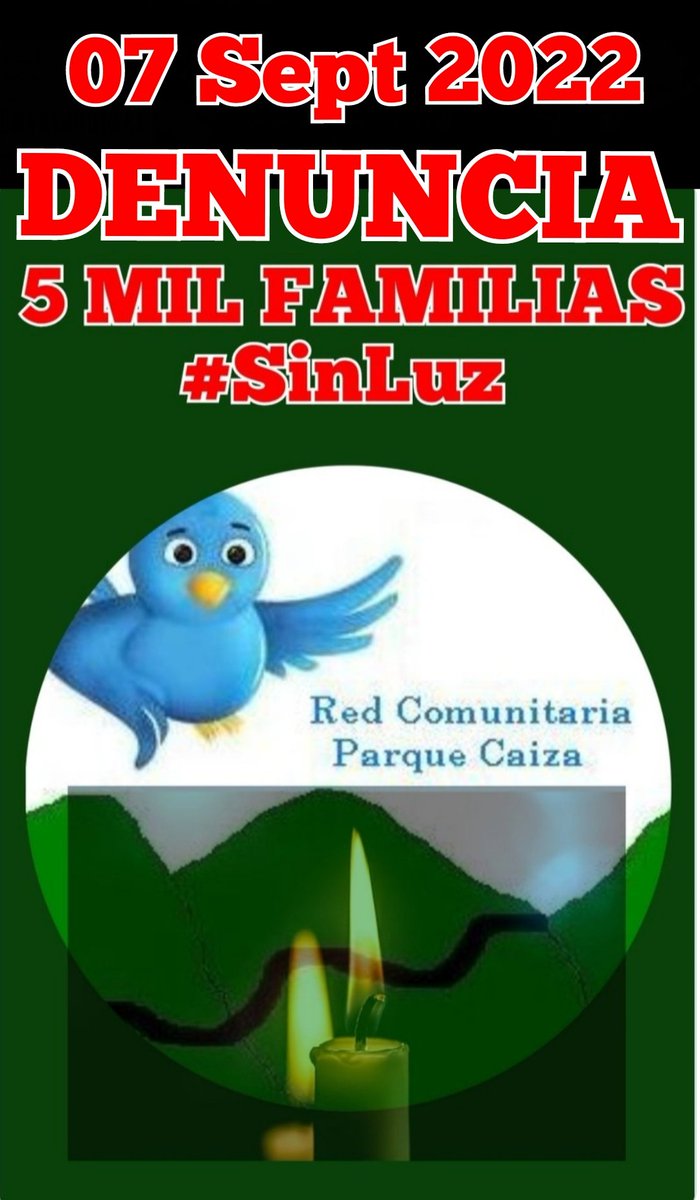 ParqueCaiza's tweet photo. LLAMADO URGENTE @NicolasMaduro @NicolasMaduro @NicolasMaduro @NestorLReverol @ReporteYa  Comunidad Parque Caiza Municipio Sucre Edo Miranda NUEVAMENTE #SinLuz SOS 10am https://t.co/zolLglg8JG