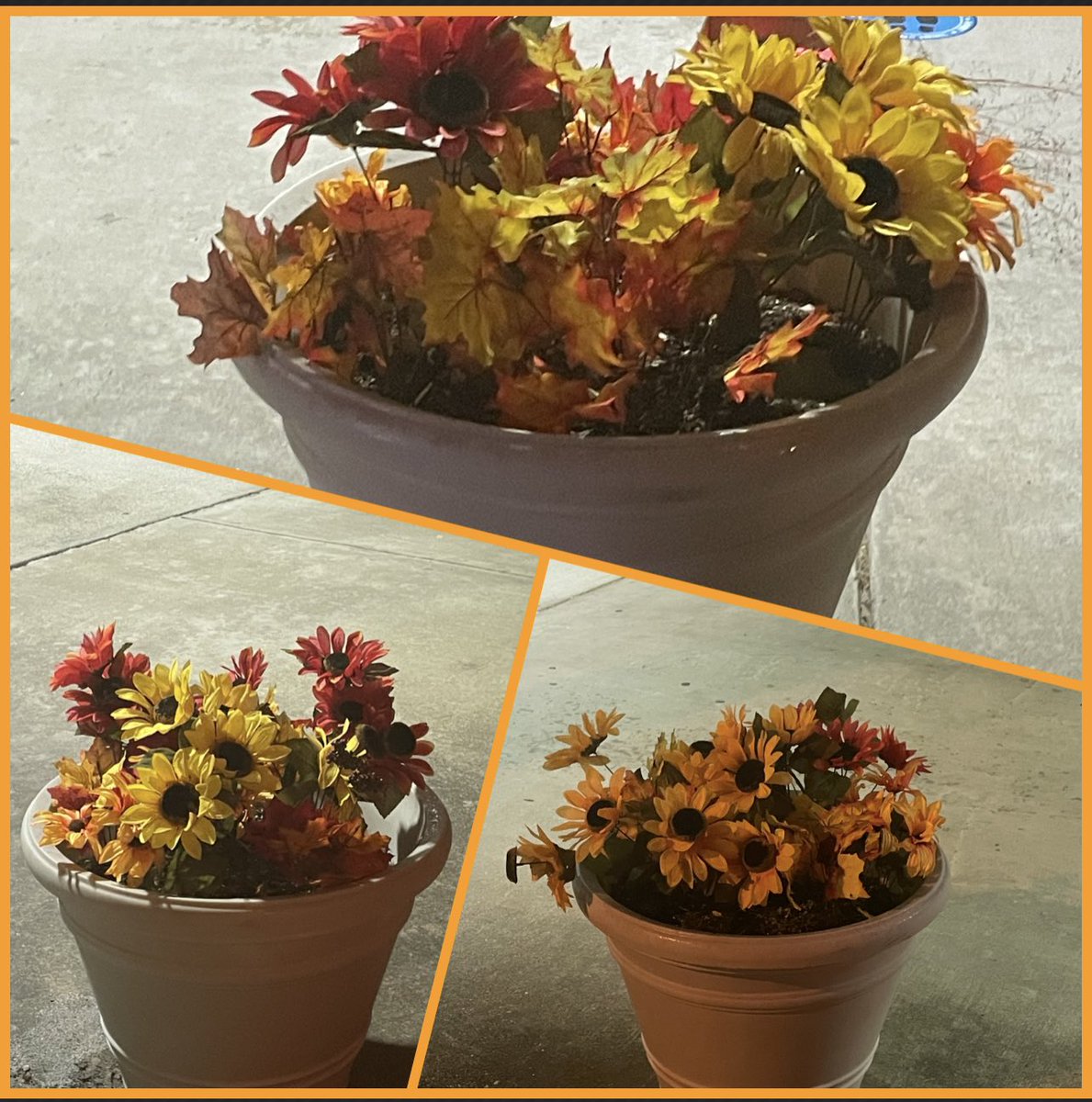 ORobinsonTaylor's tweet photo. …I truly ♥️ my school community. Our supporters stopped by the school this evening and filled all of our front pots with fall foliage; then sent me picture mail. This makes my heart smile 😊 @CharlesChatter #thesimplethings #caringcommunity #whateverittakes♥️ ##NNPSPROUD https://t.co/3OyKNwbliz