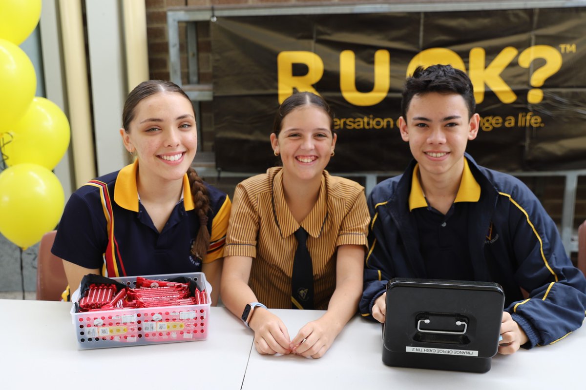 MackayHoly's tweet image. R U OK? It is so important to reach out and connect with people around you and support anyone struggling with life. 
Our HSC community came together today to raise awareness for this important cause.
More info &amp;gt; ruok.org.au
#RUOKDay2022 #supportandconnect #reachout
