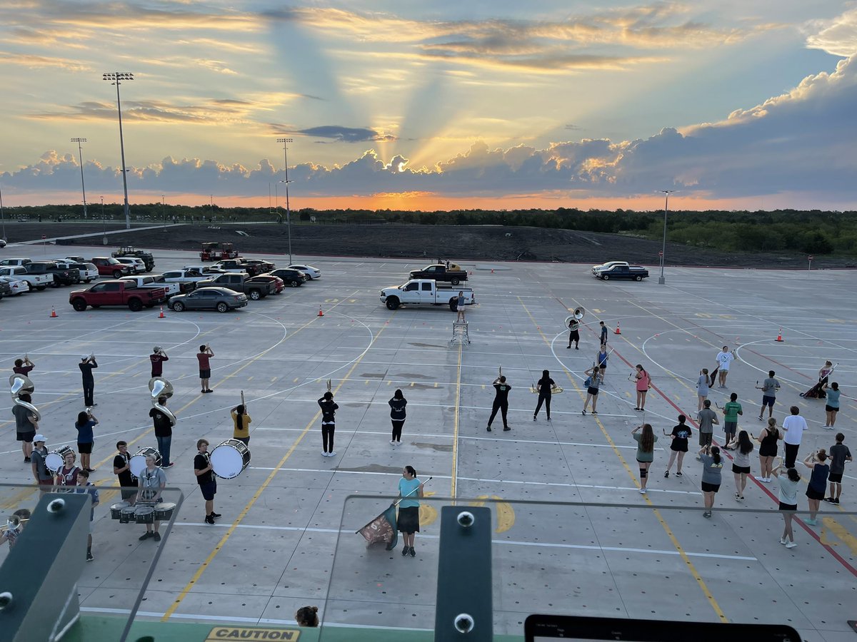 Perks of morning rehearsals 🌅 #sunrise #c1 #mightyfoxband #arise2022