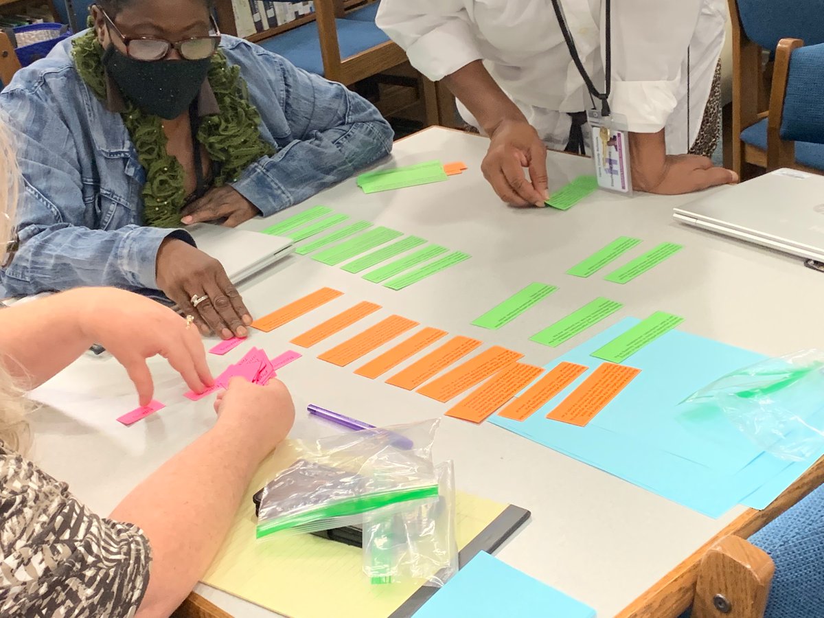 ELA_HCS's tweet photo. High school teachers are aligning writing instruction with our HCS Writing Model and embedding intentional and integrated grammar instruction #BuildingPowerfulWriters #LiteracyinHenry @GiftedELAGuru @ketruitt @BrittanySutton_ @Sarbarnett https://t.co/EYzf7YQd9q