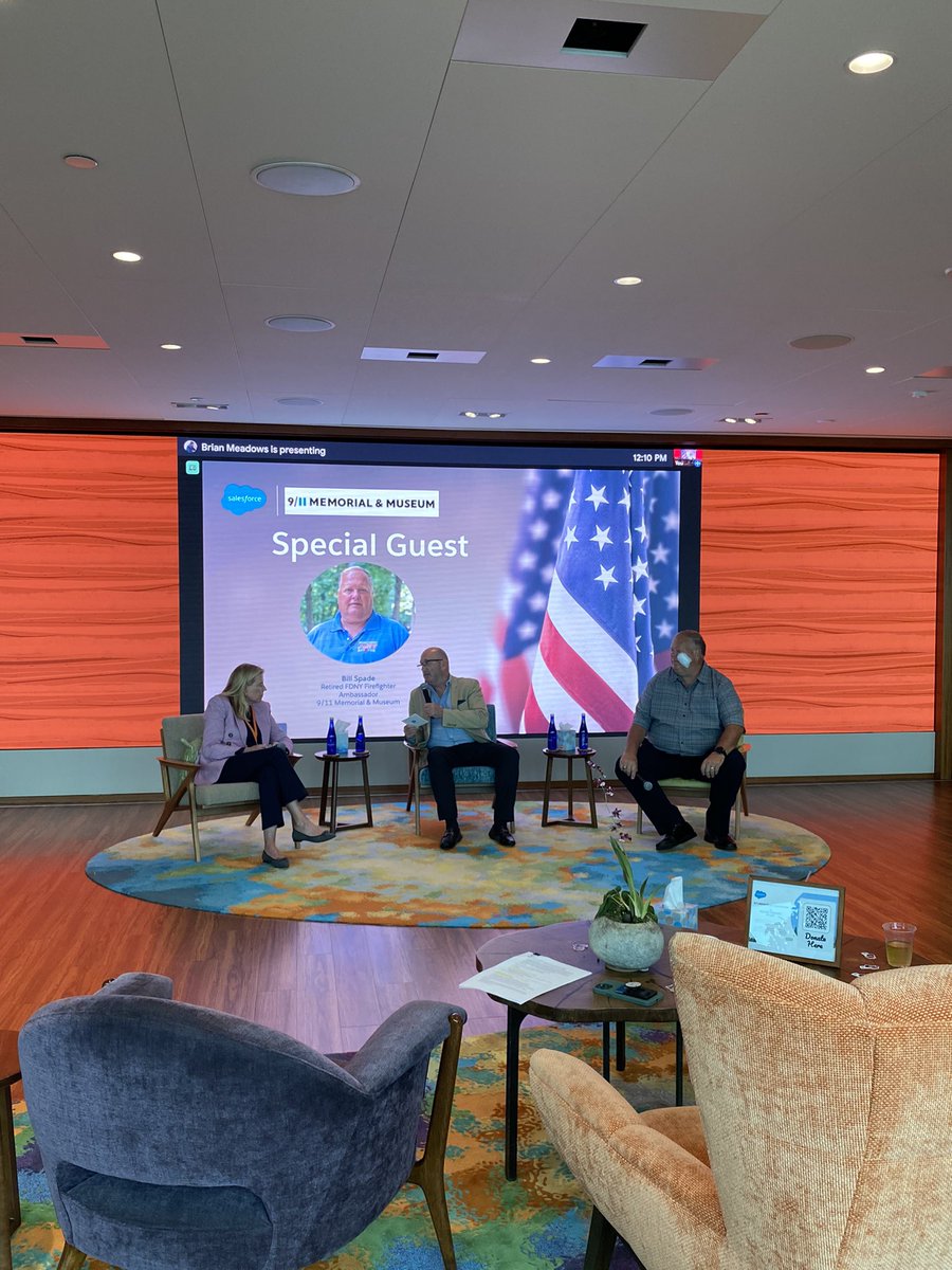 Great day at the <a href="/salesforce/">Salesforce</a> tower NYC honoring our 9/11 heroes and remembering those who were lost but never forgotten 🇺🇸 thank you <a href="/Tuesdayschldrn/">Tuesday's Children</a>