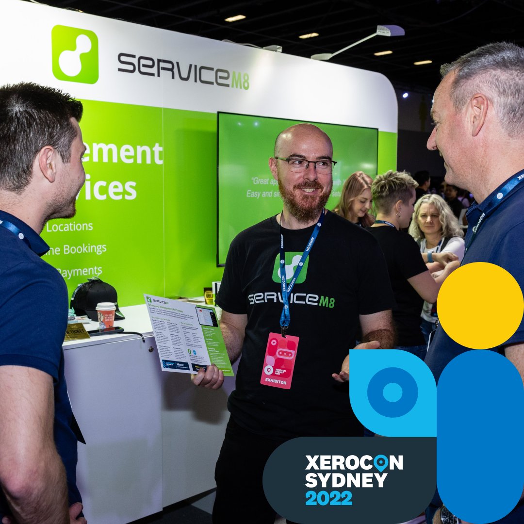 Have tradie clients? Check out <a href="/ServiceM8/">ServiceM8</a> &amp; see why this smart job management app won <a href="/Xero/">Xero</a>'s Small Business App of the Year FY22!

Get a demo &amp; nab a ServiceM8 Golden Ticket for your fav tradie client — booth EP3!