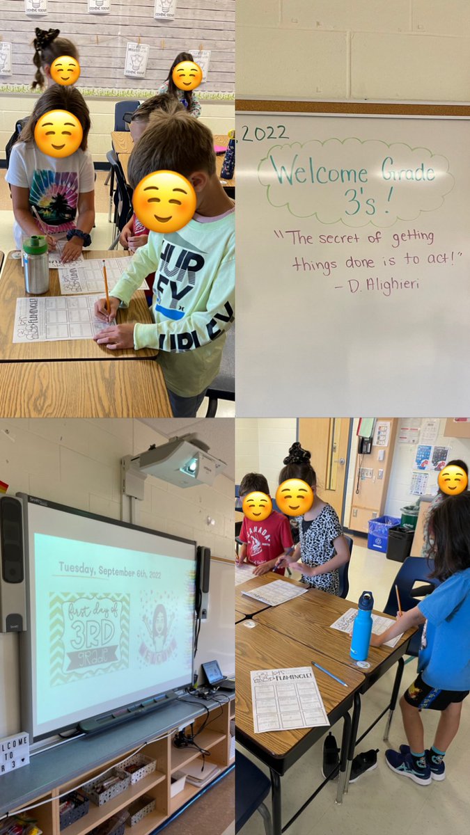 msjchilcott's tweet photo. Back to school day 1&amp;2 were a blast! Yesterday we mixed and mingled to find out more about each other and today we learned about growth mindset by completing a STEM challenge ✅🎉 @JWBoichPS https://t.co/1BozmM7Pfq