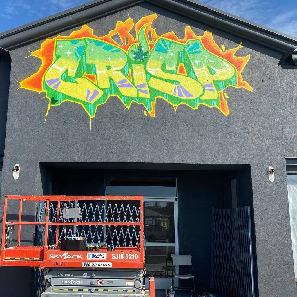 Nac1rock's tweet photo. Progress so far at Crisp mural. More background and colors tomorrow.
Nac One

#mural #graff #artist #NacOne #painting #letters #design https://t.co/TlxWeHI7q1
