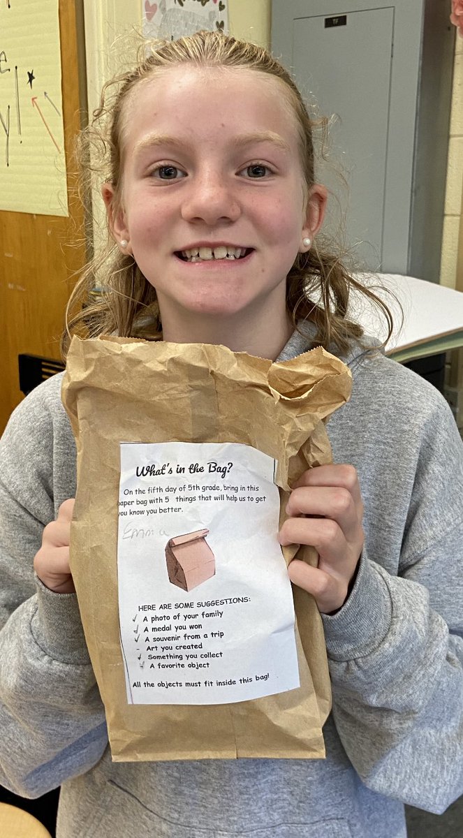 Deb58201864's tweet photo. Today was the fifth day of 5th grade. Each student shared 5 things to help us get to know them better! #buildingourclassroomcommunity @MtView07836 @melandyk @JOlsyn1109 @ZywickiR https://t.co/T4anN9OD9e