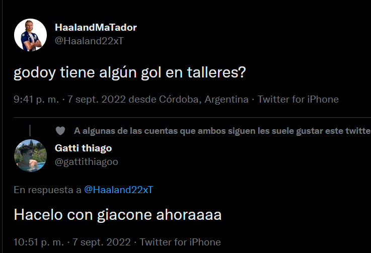 MiniFassi's tweet photo. La historia que emocionó a Steven Spielberg.
#Talleres #Godoy #Giacone https://t.co/zaFpC81tuW