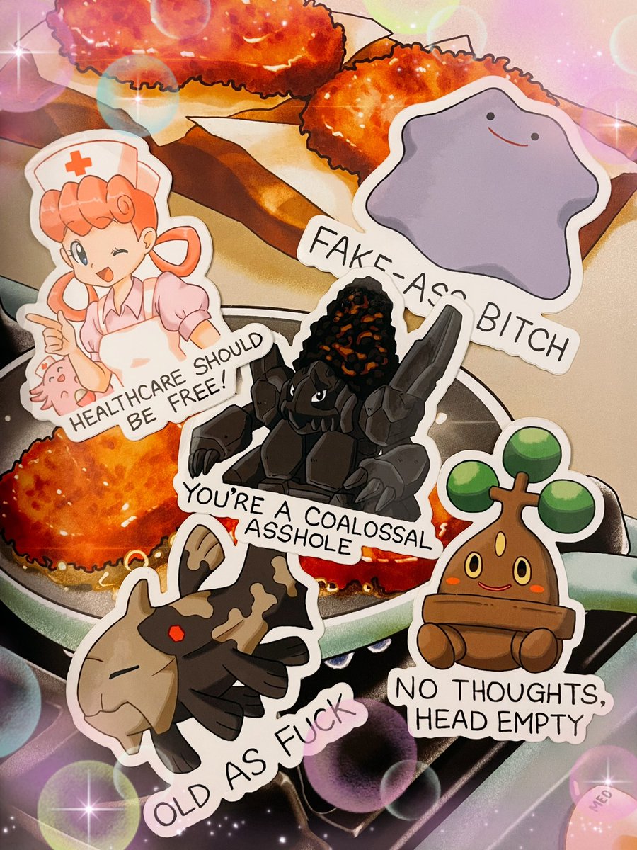 jupy314's tweet photo. ✨STICKER GIVEAWAY✨ 

Here’s your chance to win my latest and greatest Aggressive Pokémon sticker set! To enter: 

❤️ Follow me 
❤️ Retweet this tweet

That’s it! Giveaway ends this Friday at 10AM PT! Open worldwide. Good luck! 🍀 https://t.co/9JSkENKar8