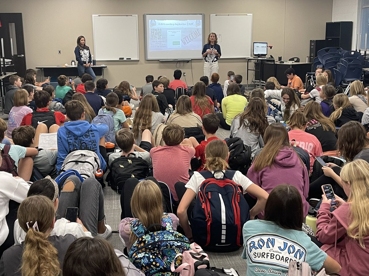 Mrs. Holcomb &amp; Mrs. Nordstrom held the first meeting of Oak Hills National Junior Honor Society this morning. Planning is underway for a great year! #NJHS #LoveOurLions @ohjhschoolnews <a href="/HistoryHolcomb/">Holcomb History</a> <a href="/mrsnordstrom/">Melissa Nordstrom</a>