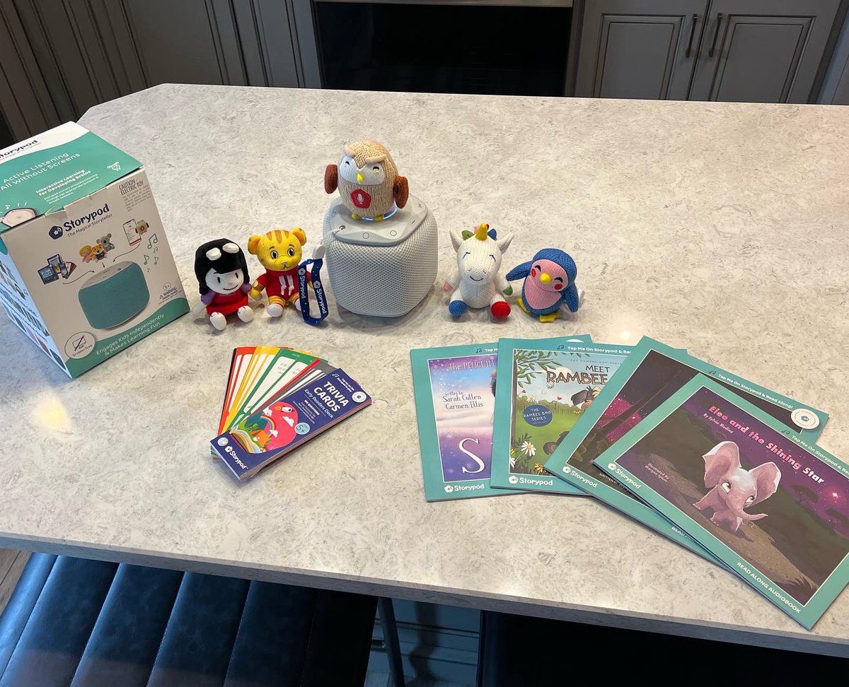 TicTacTracy's tweet photo. Thanks to @tryazon we got to try out the @Storypod, an awesome screen free learning device! It’s easy to use, reduces screen time, supports brain development and fosters early reading skills! Use code STORYPODTRYAZON50 to get 20% off! #tryazon #storypod #meetstorypod https://t.co/0ZXP3cbZaR