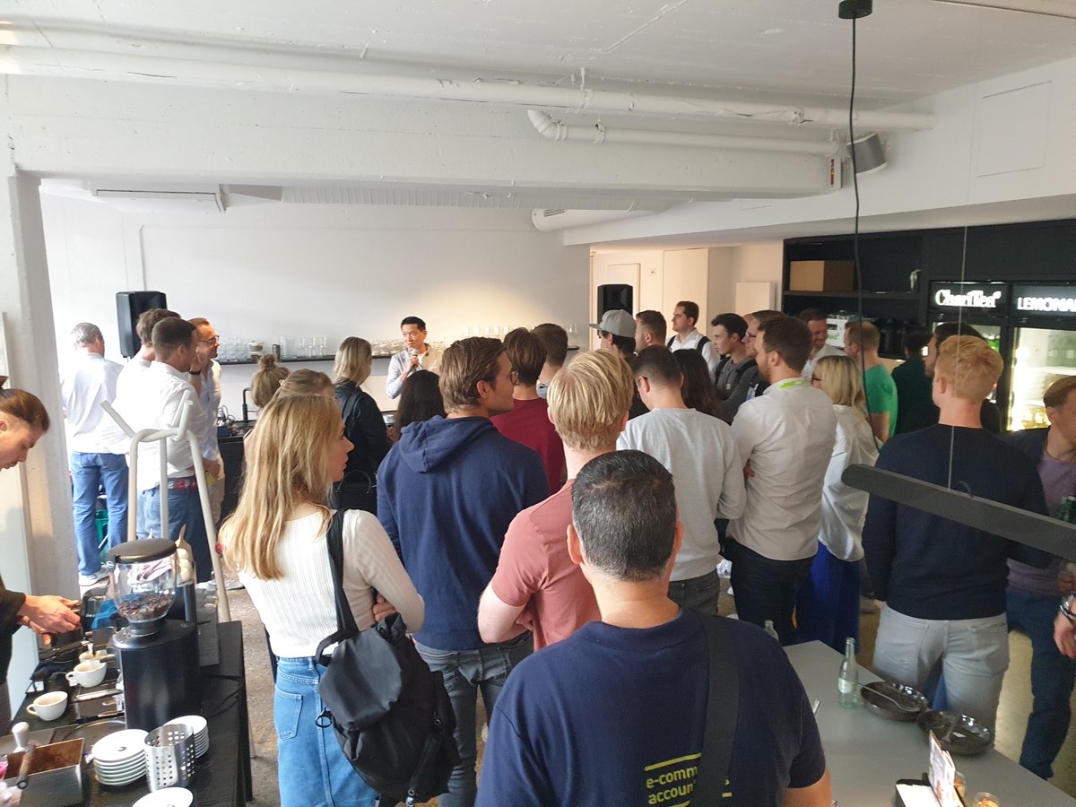 wunderbon's tweet photo. Networking &amp; breakfast 🥣 This time parallel to the #PirateSummit at @sushininja_de 🥢 Exciting insights, interesting conversations &amp; inspiring talks e.g. by Niklas Hellemann. Thanks to #XDeck, @neoteqvc, @Capnamic #ventures &amp; the #sponsors ☕🥞 About us: https://t.co/yRWVNJTNuj https://t.co/5wyA34mrOD