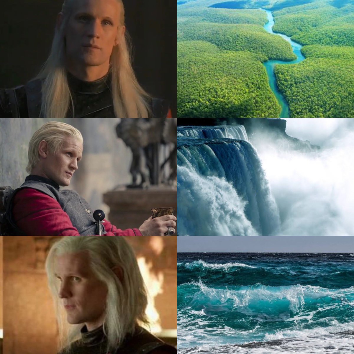 annacnovaes's tweet photo. Me reacting to the evolution in Daemon’s haircuts (He’s hot anyway). #HouseoftheDragon #HouseOfTheDragonHBO #DaemonTargaryen #MattSmith #GodSendHelp https://t.co/PJFLMM5GM9