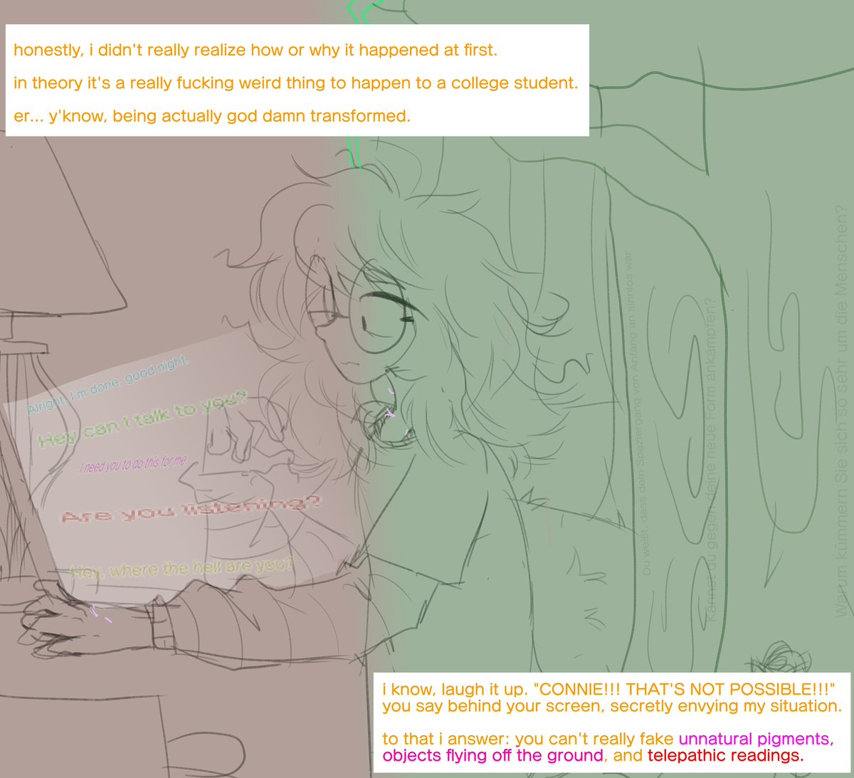 luminausma's tweet photo. SURPRISE!!!! i'm going to be making a progressive slow-burn tf series, featuring irl me! i'm excited to share this, especially since it's got some very personal elements to it. i hope you all enjoy this journey you're about to take with me :> #TFEveryday #transformation #transfur https://t.co/D5hGPPxfie
