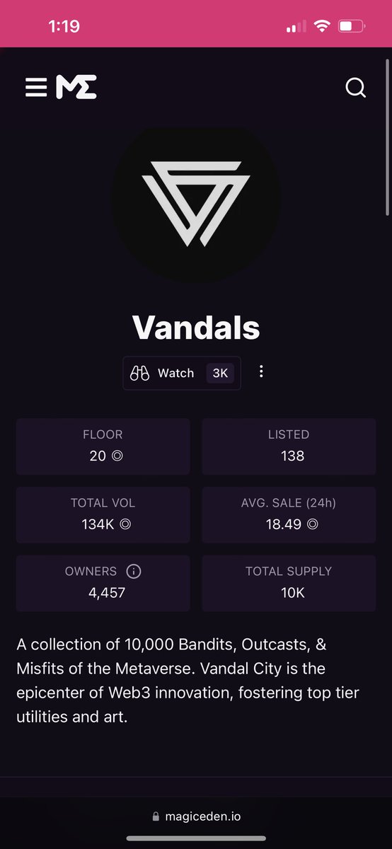 BREAKING: <a href="/VandalCityCorp/">VNDLS</a> just hit another new ATH of 20 sol fp tonight. <a href="/DegenerateNews/">DEGEN NEWS</a>