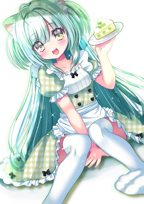爽やかシャインマスカットにゃん #オリジナルイラスト #創作イラスト