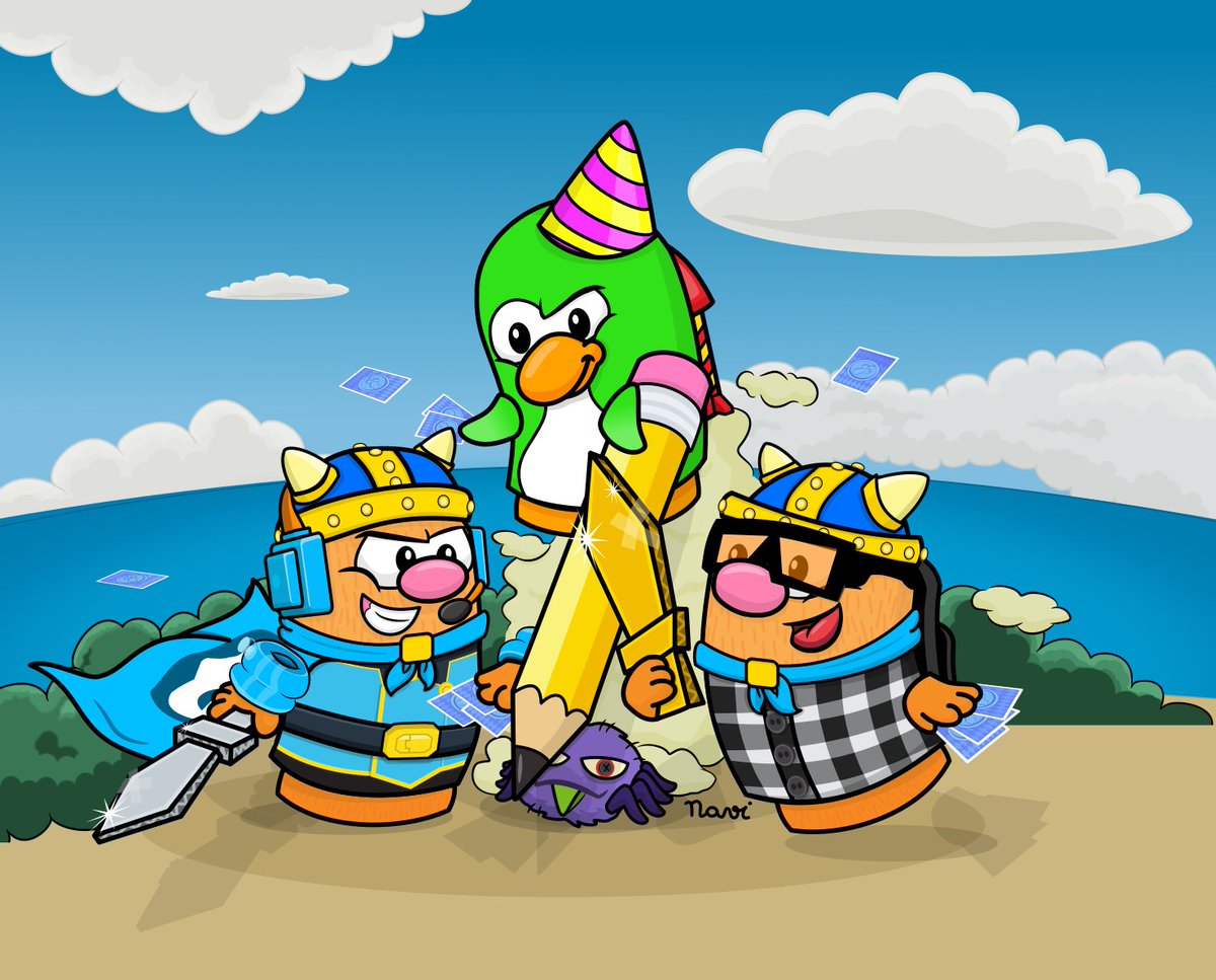 Penguin_Navi's tweet photo. Encomenda de uma fanart do @BoxCritters, feita para para o @Pedro_BR_BC 📦🐹#BoxCritters #desenho #desenhodigital #drawing #arte #art #fanart #artedigital https://t.co/eX9ph6q2Vk
