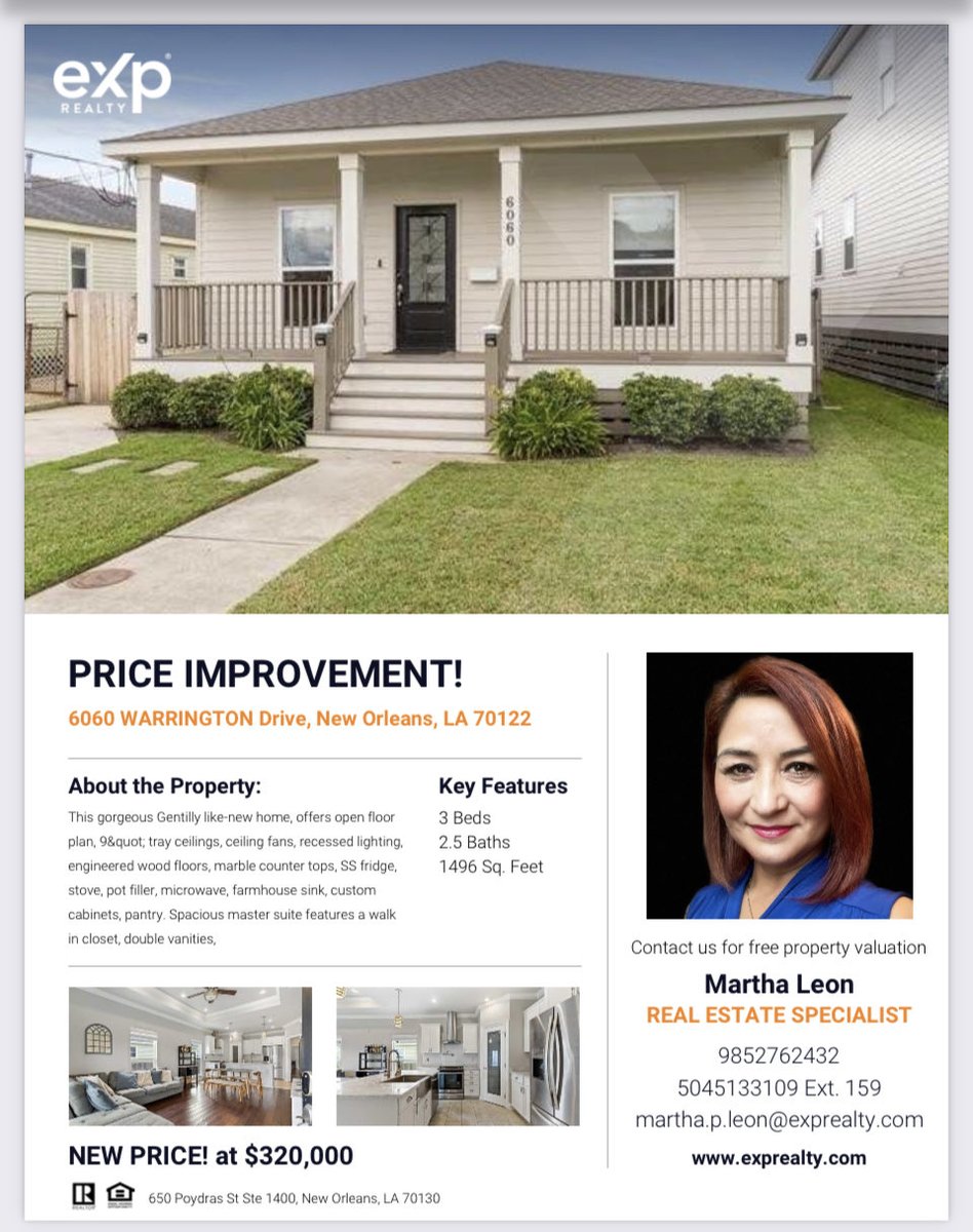 pwoess's tweet photo. Price reduction! Time to move to NOLA! https://t.co/phgFIVKgWX