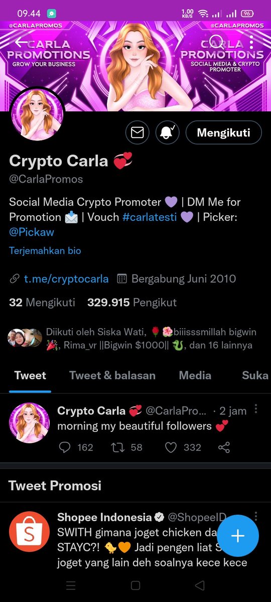 bigwin177's tweet photo. @missufe @CarlaPromos Done https://t.co/8KtgQwLfVa